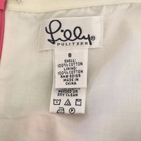 Lilly Pulitzer patterned halter dress, size 8 - Picture 3 of 5